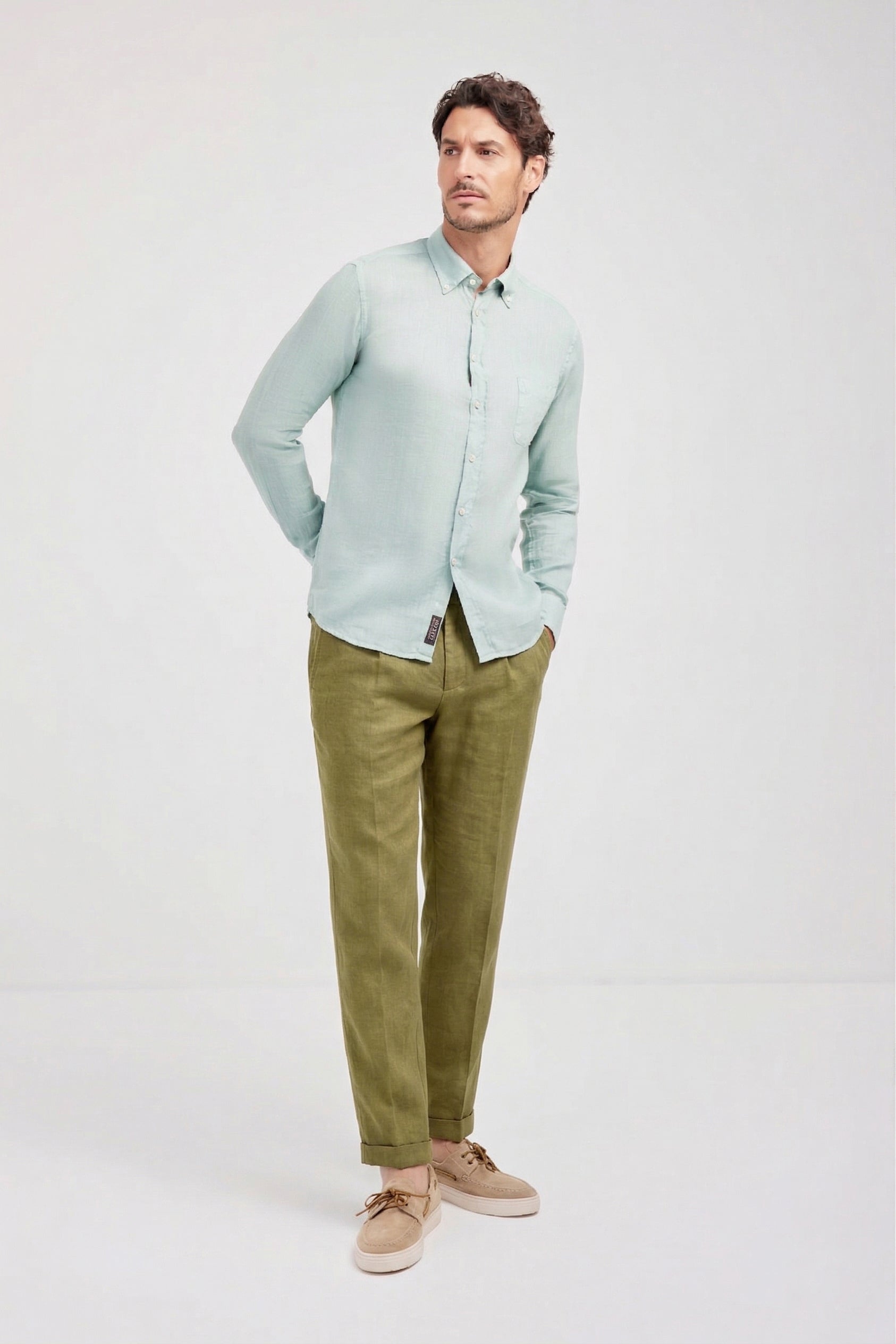 PANTALONE IN PURO LINO