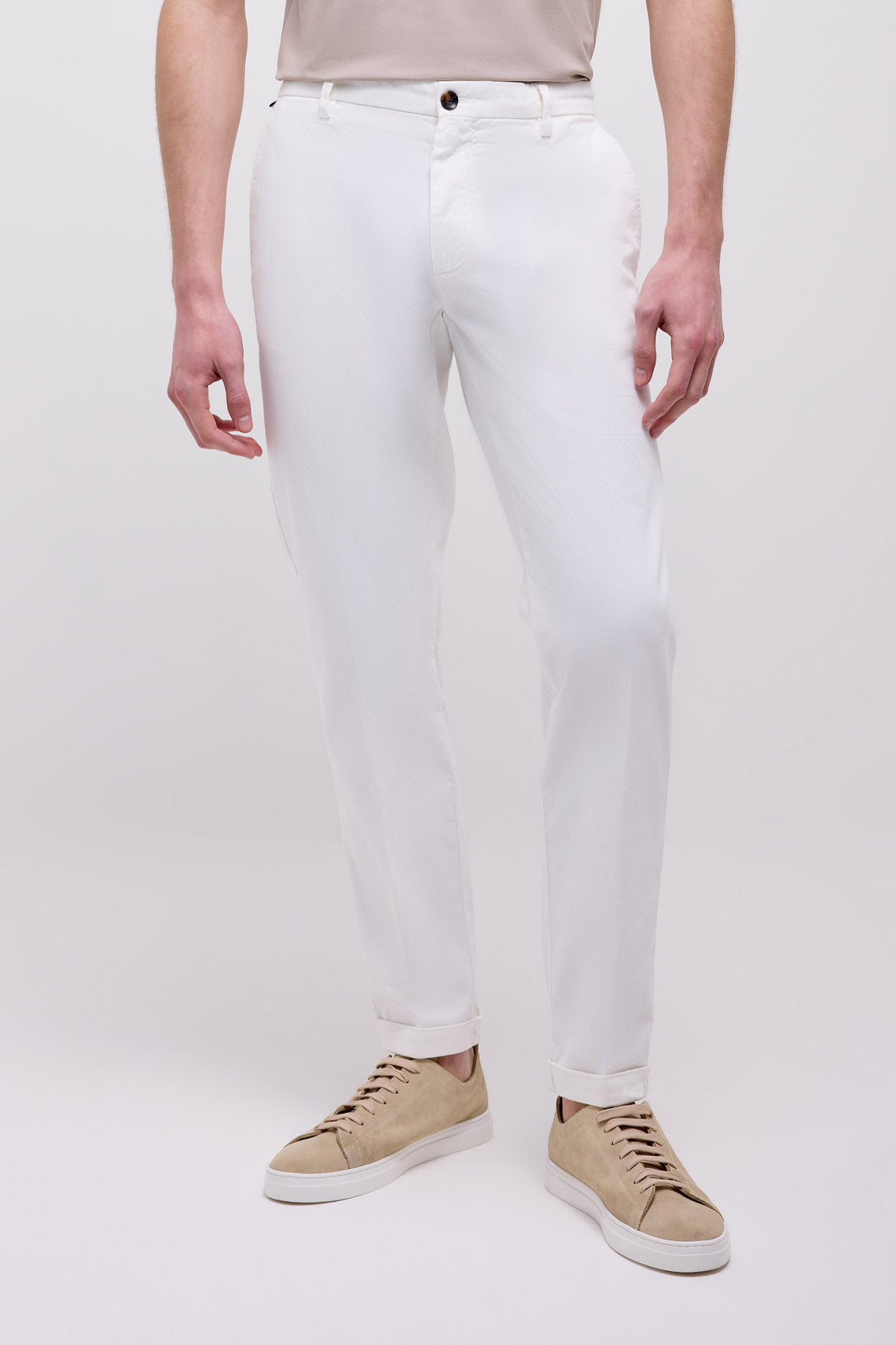 PANTALONE CHINO IN MICROSTRUTTURA