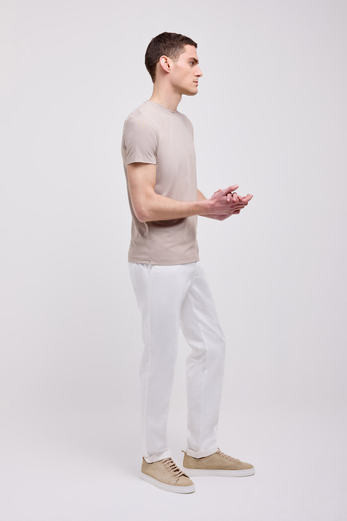 PANTALONE CHINO IN MICROSTRUTTURA