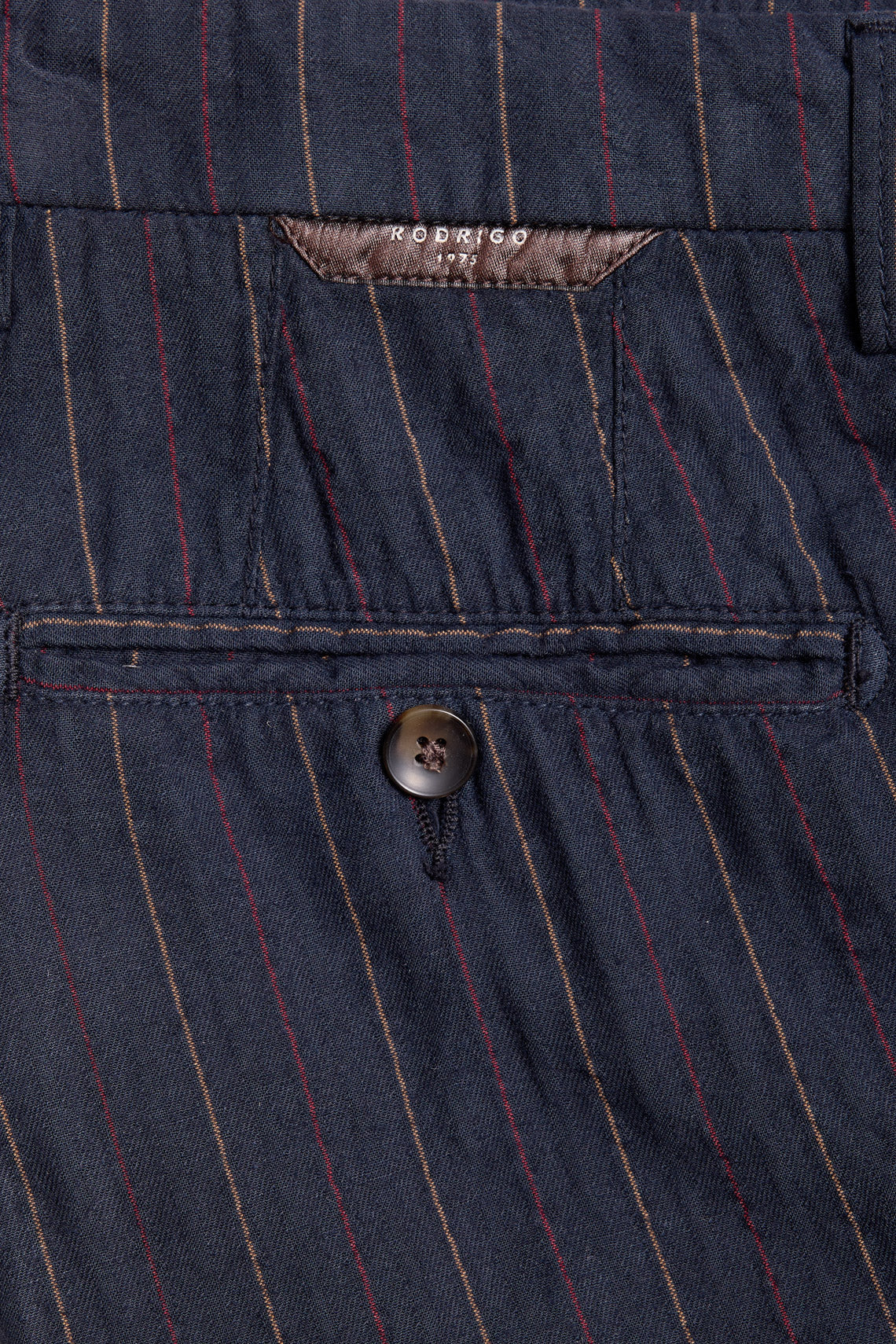 PANTALONE CHINO TESSUTO RIGATO