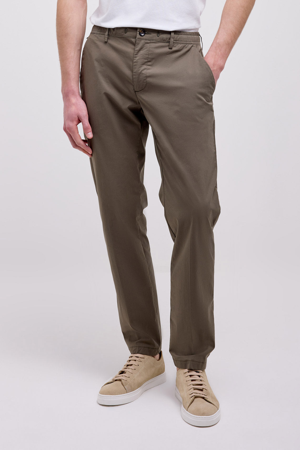 PANTALONE IN LINO CON COULISSE IN VITA