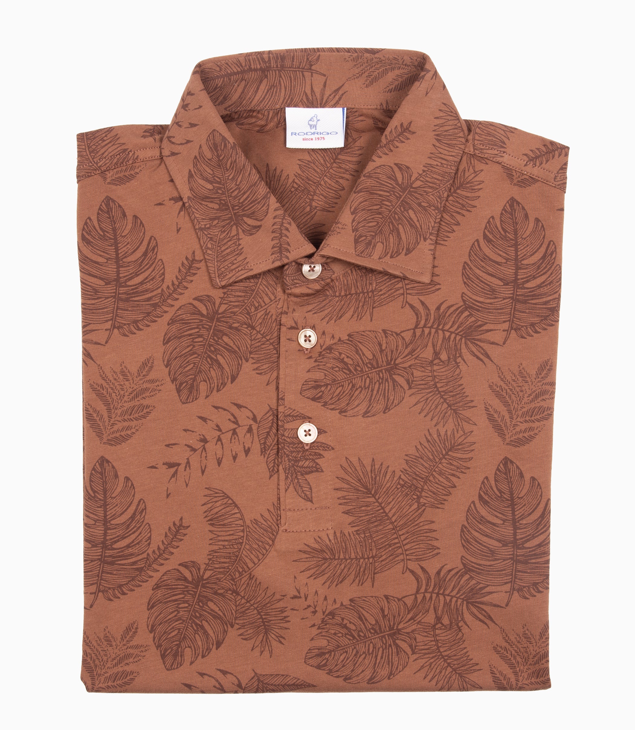 POLO COLLO CAMICIA IN JERSEY STAMPA FLOREALE